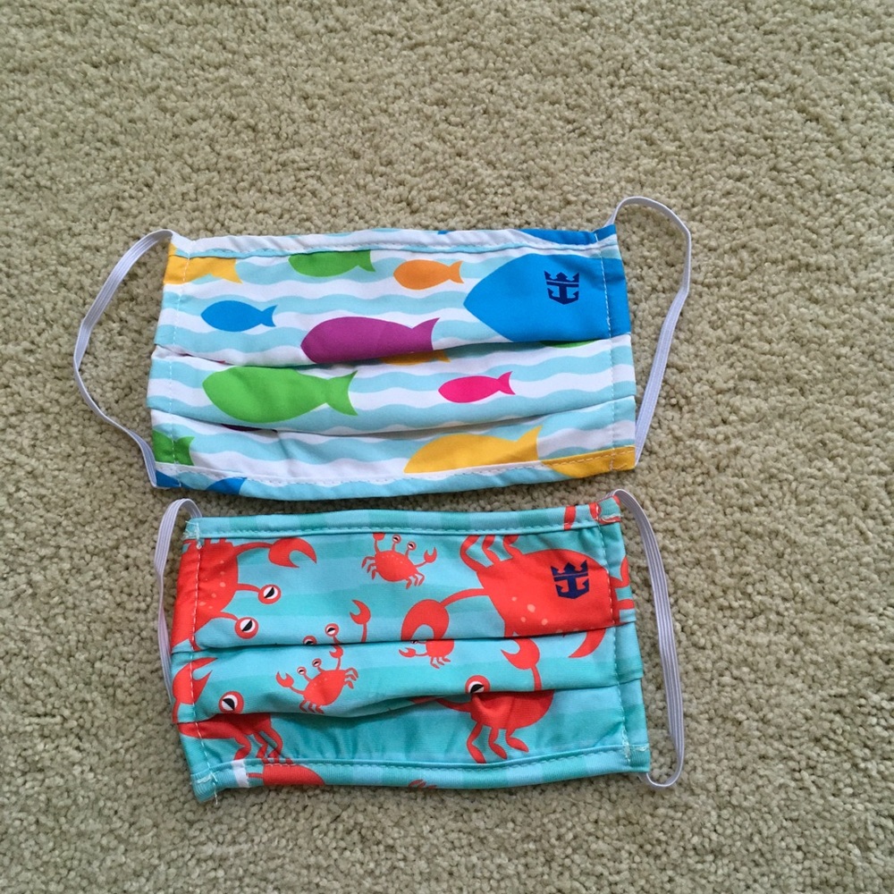 NWOT kids fabric masks